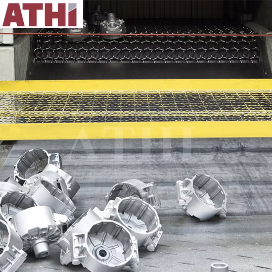 Пескоструйно-абразивное оборудование с турбинами и системой пылеудаления для очистки поверхности алюминиевых деталей